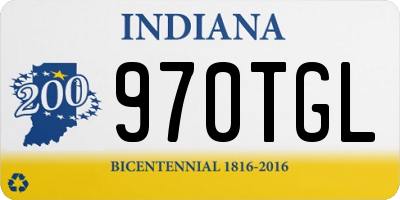 IN license plate 970TGL