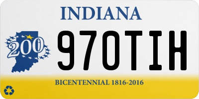 IN license plate 970TIH