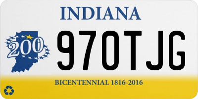 IN license plate 970TJG