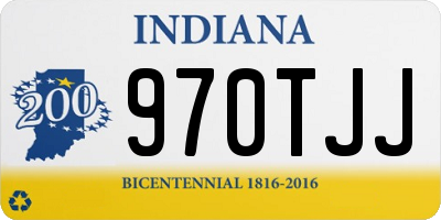 IN license plate 970TJJ