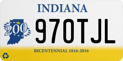 IN license plate 970TJL