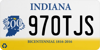 IN license plate 970TJS