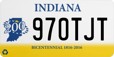 IN license plate 970TJT