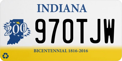 IN license plate 970TJW