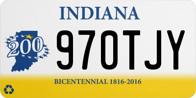 IN license plate 970TJY
