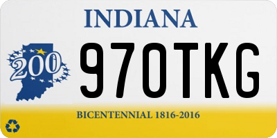 IN license plate 970TKG