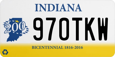 IN license plate 970TKW