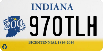 IN license plate 970TLH