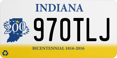 IN license plate 970TLJ