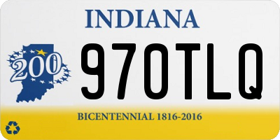 IN license plate 970TLQ