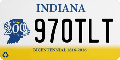 IN license plate 970TLT