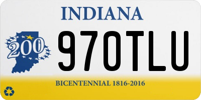 IN license plate 970TLU