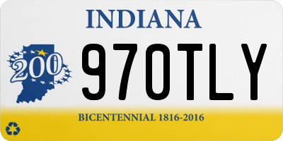 IN license plate 970TLY