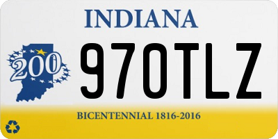 IN license plate 970TLZ