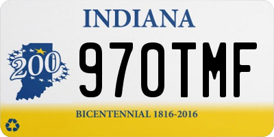 IN license plate 970TMF