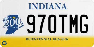 IN license plate 970TMG