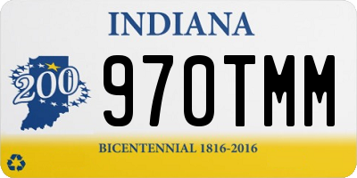 IN license plate 970TMM
