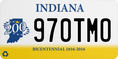 IN license plate 970TMO