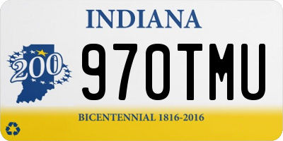 IN license plate 970TMU