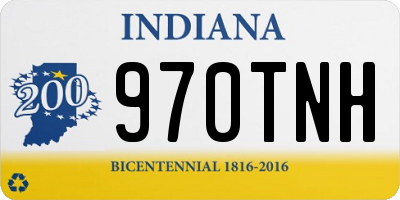 IN license plate 970TNH