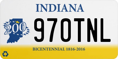 IN license plate 970TNL