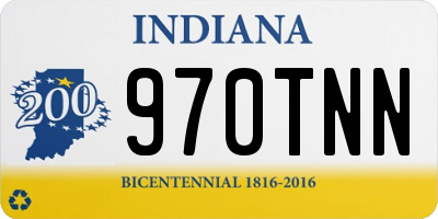 IN license plate 970TNN