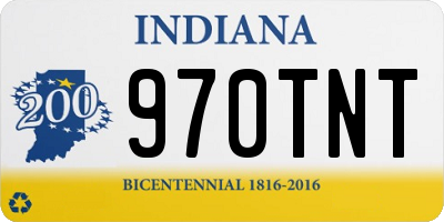 IN license plate 970TNT