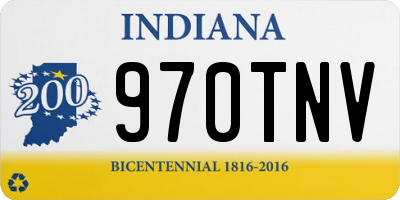 IN license plate 970TNV