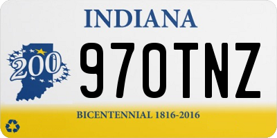 IN license plate 970TNZ
