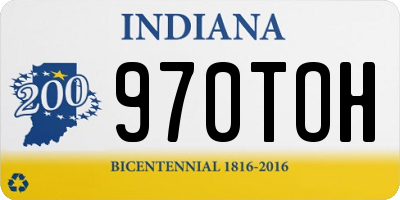 IN license plate 970TOH