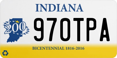 IN license plate 970TPA