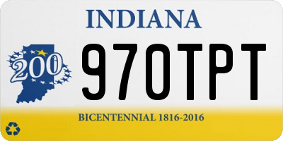 IN license plate 970TPT