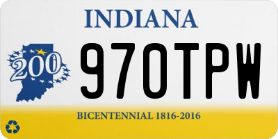 IN license plate 970TPW