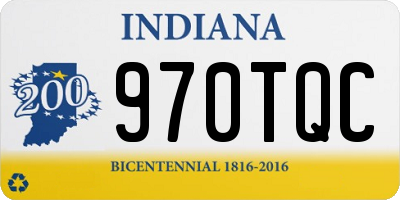 IN license plate 970TQC