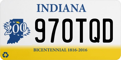 IN license plate 970TQD