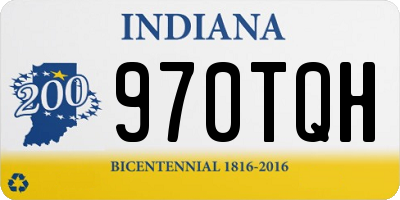 IN license plate 970TQH