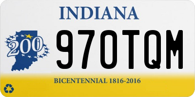 IN license plate 970TQM