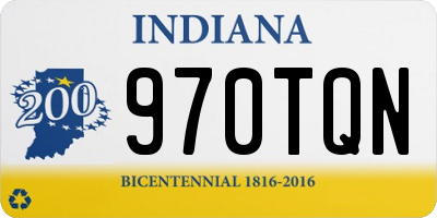 IN license plate 970TQN