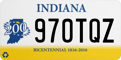 IN license plate 970TQZ