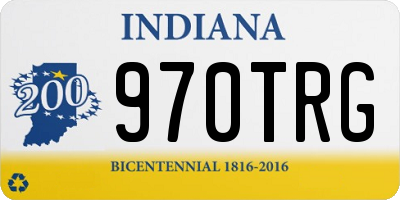 IN license plate 970TRG
