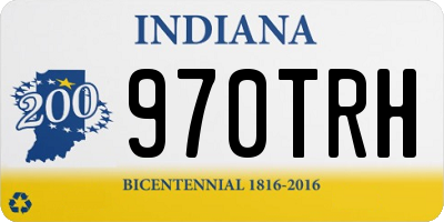 IN license plate 970TRH