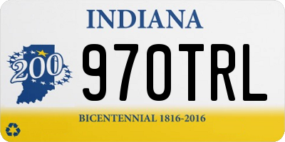 IN license plate 970TRL
