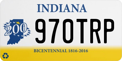 IN license plate 970TRP