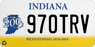 IN license plate 970TRV