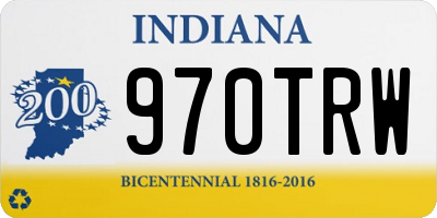 IN license plate 970TRW