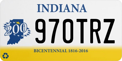 IN license plate 970TRZ