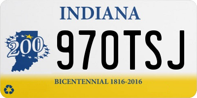 IN license plate 970TSJ