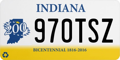 IN license plate 970TSZ