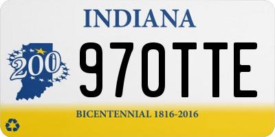 IN license plate 970TTE