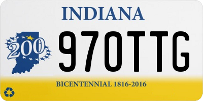 IN license plate 970TTG